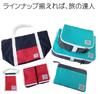 Made In Japan, Water-Repellent Travel Bag-in-Bag, A5 Size, Urethane Cushioned Flat Pouch, 18x25cm, Red