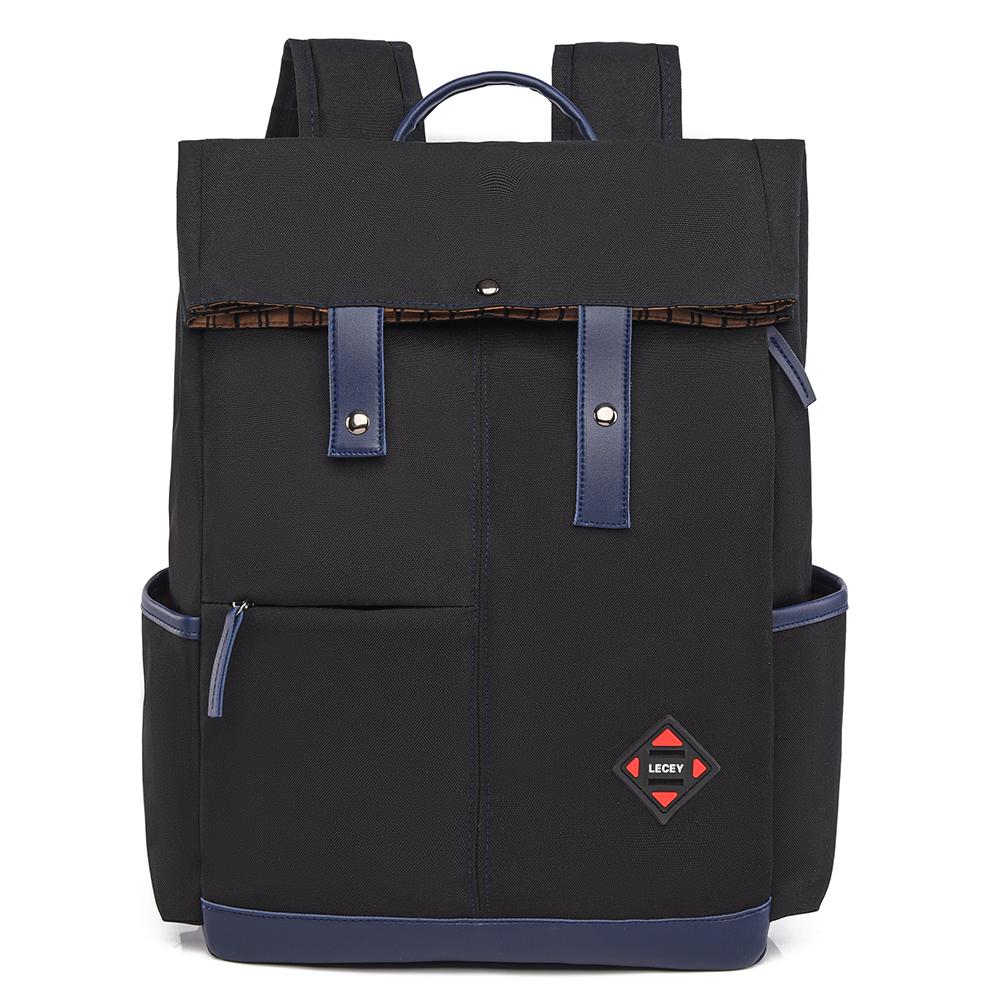 

Рюкзак в студенческом стиле для мужчин, большая вместимость, дорожная сумка для компьютера, женский рюкзак, школьный рюкзак для студентов чёрный