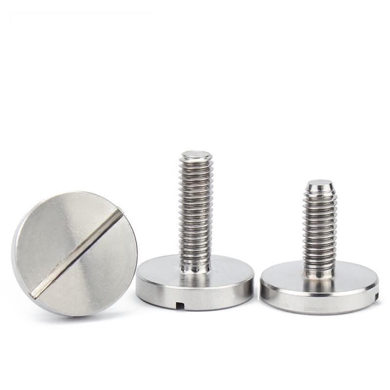 Large Round Head Slotted Hand Screw