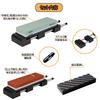 Akizora Whetstone Knife Sharpening Stone 400 1000 3000 10000 Whetstone Stainless Steel Universal Whetstone Fixed Holder Included Household Rough