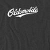 Oldsmobile Unisex Adult Cursive Logo Heather T-Shirt