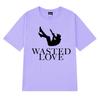 Austria Eurovision Song Contest 2025 JJ T Shirt Unisex Wasted Love Printed Short Sleeve T-shirts Men Women 100% Cotton Clothing