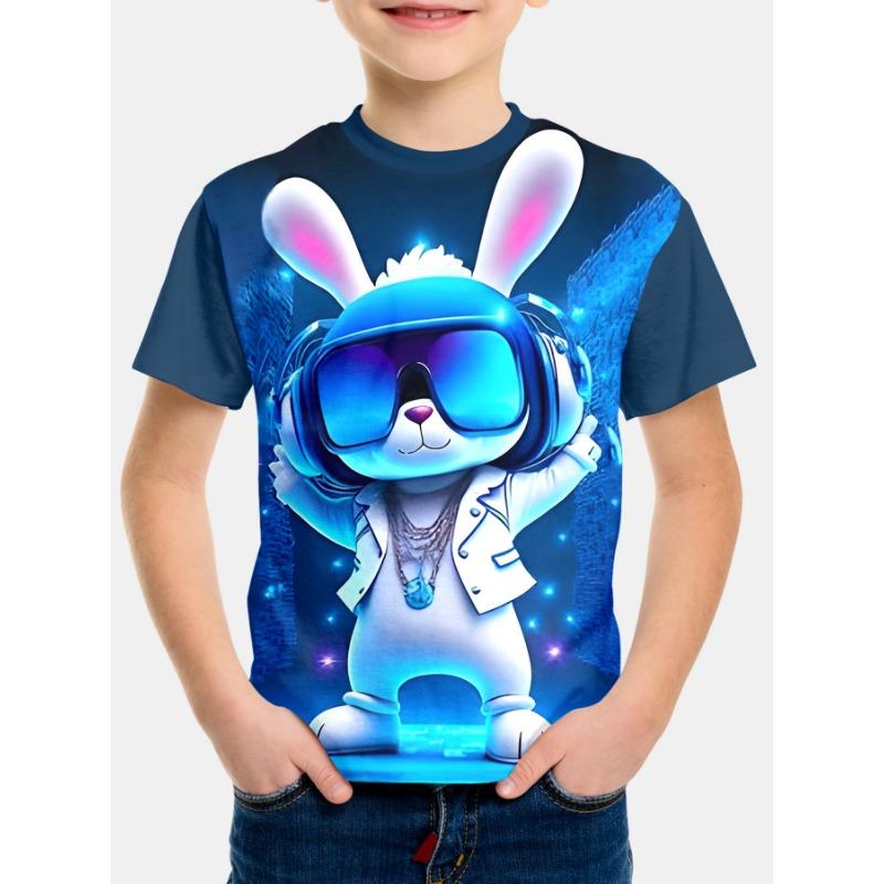 

Крутая футболка с коротким рукавом с 3D цифровой печатью для детей 170