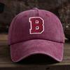 Fun Letter B Baseball Cap Unisex Outdoor Fashion Versatile Duckbill Hat Trendy