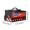 Voltage Temperature Detection Automatic Stop 12V 24V 600A EU/US Plug Intelligent Pulse Repair Car Battery Charger Digital LCD Display