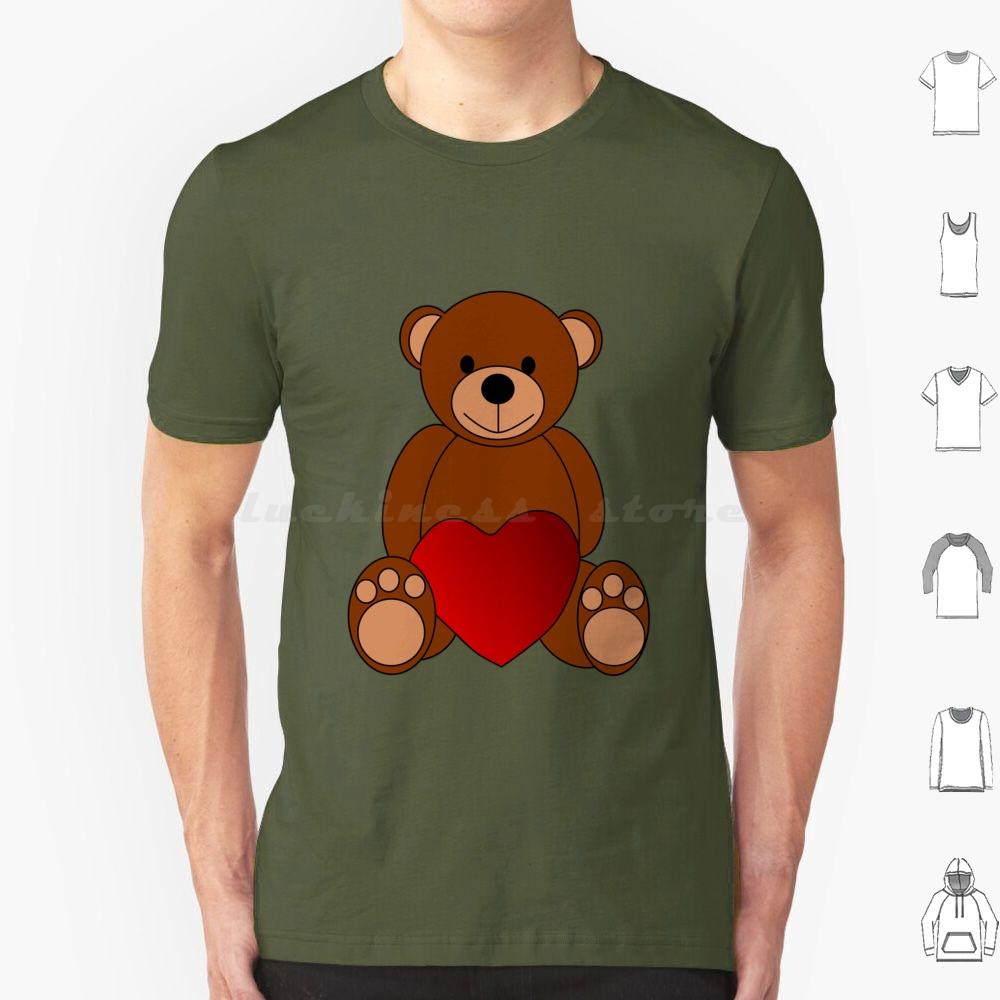 Teddy Love T Shirt Men Women Kids 6xl Teddy Love Bear Teddybear Valentine Valentinesday Red Indianred Indian Brown Toy Toys