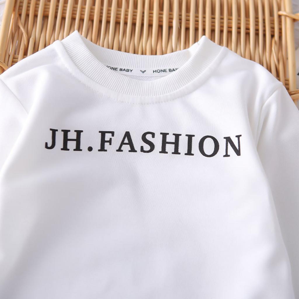 Dětská ležérní souprava s dlouhým rukávem, pohodlné každodenní oblečení