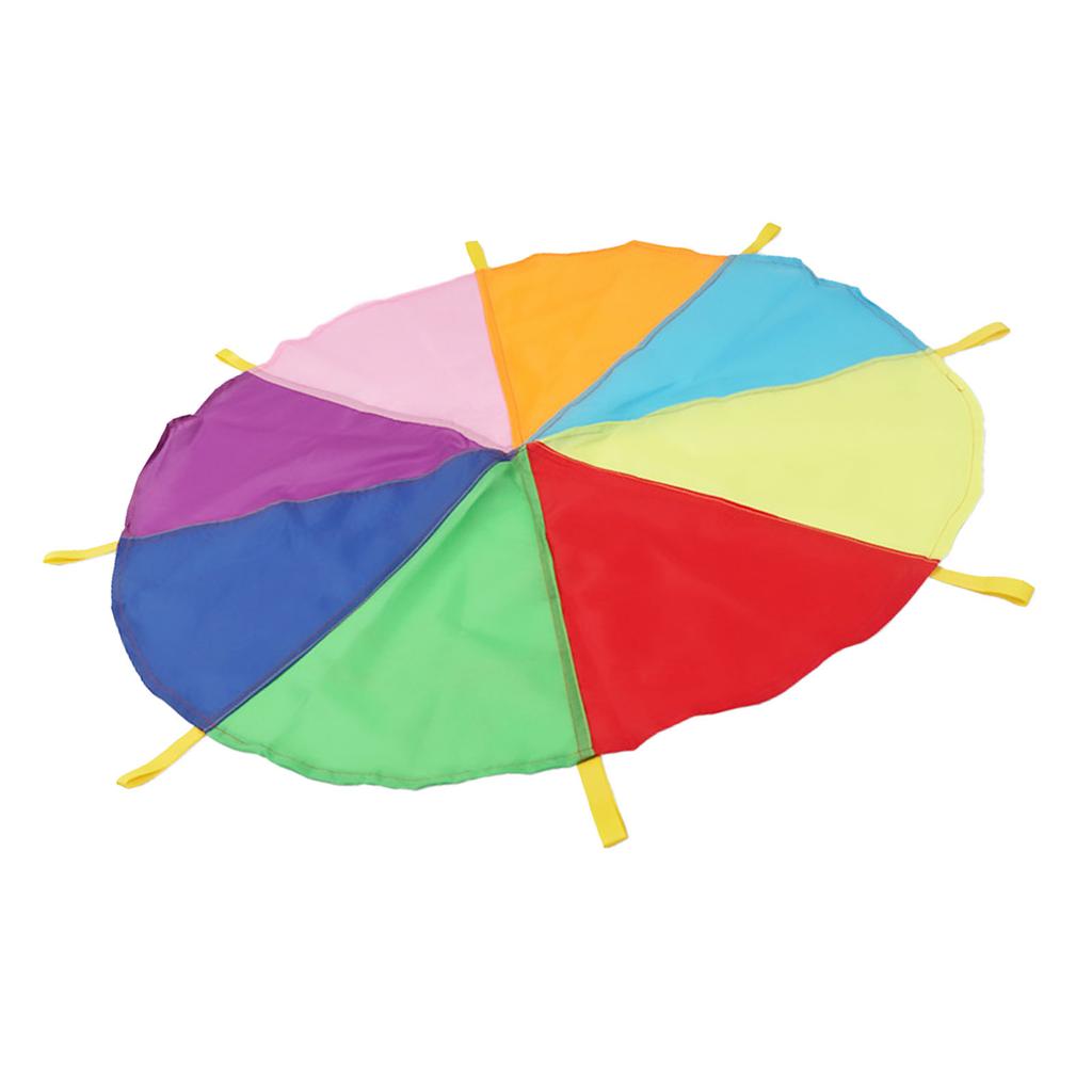 Kinder Regenbogen Fallschirm Körperliche Übung Sensorisches Training Kindergarten Outdoor Gruppenspiel Training