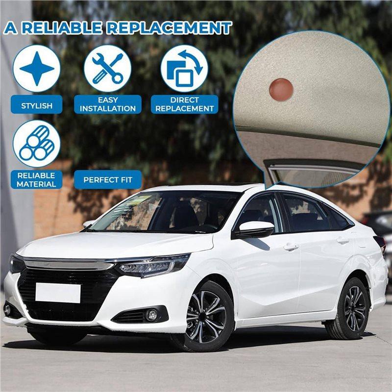 ABBP-3Set Leather Snap Upholstery Buttons Fit For Tufting Furniture Bed Sofa Chair, Car Seat RV Roof Brown