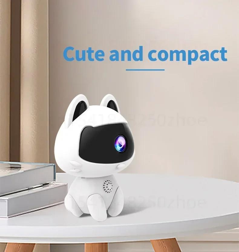 Lovely Mini HD Camera WIFI Voice Remote Video Calls Home Intelligent Monitoring Night Vision Surveillance Indoor Baby Monitor