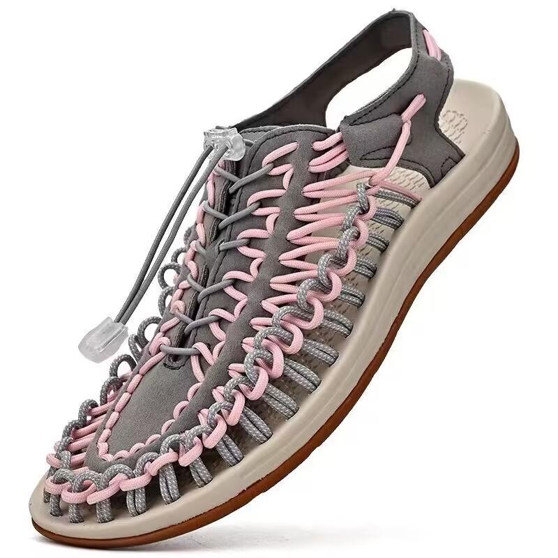 Summer Sandals Thai Woven Sandals Men's Sandals Casual Sandals Beach Shoes Thailand Vietnam Roman Sandals Women