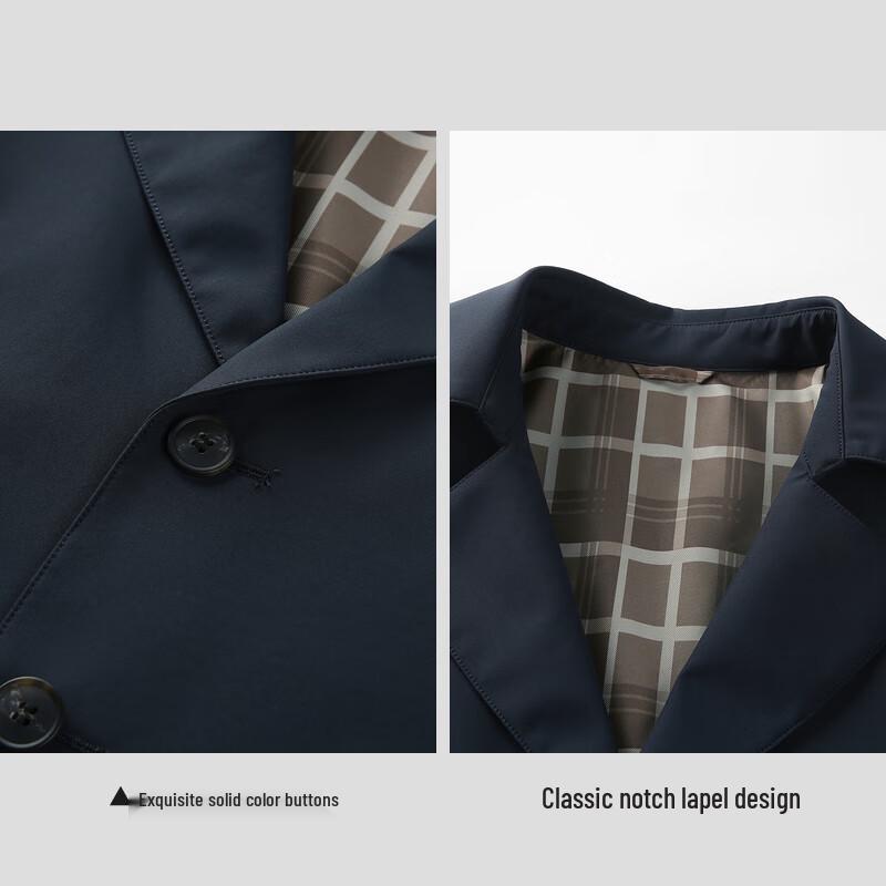 HLA Heilan Home Herren Leichtes Business Revers Jacke