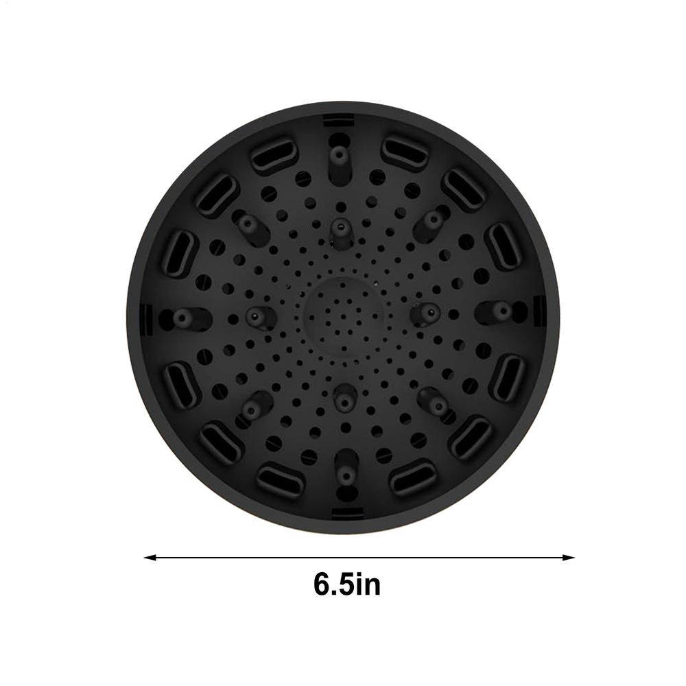 

Диффузор для кудрявых волос Портативный диффузор для волос Принадлежности для ухода за красотой для лета Утро Отпуск Спа Путешествие Ночь День Сушка феном чёрный