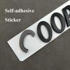 3d ABS Logo Cooper S Emblem Letters Nameplate Car Trunk Badge Sticker For Cooper S R53 R52 R56 F57 F55 F56 Jcw Accessories