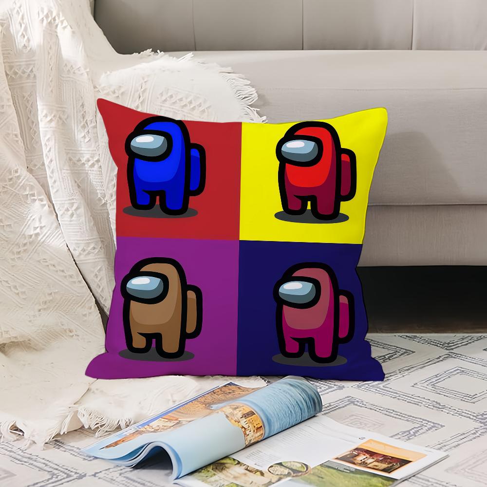 Party Video Games A-Among U-Us Pillow Case Office Cushions Suitable For Sofa Car Bedroom Decorative Cushion Cover