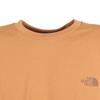 The North Face Square Mountain Logo Timber Medium S/S Tee, Tan,