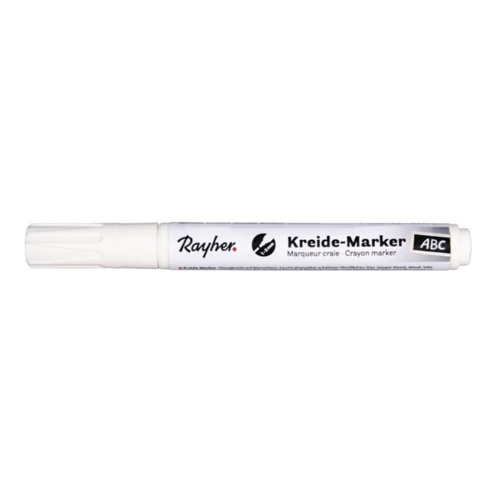 Chalk Marker, 1-2mm Round Tip, White