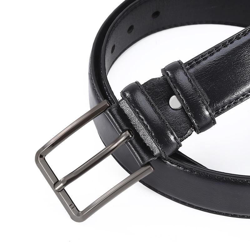 Men's Alloy Pin Buckle Belt: Fashionable and Versatile for Young and Middle-Aged Korean Jeans