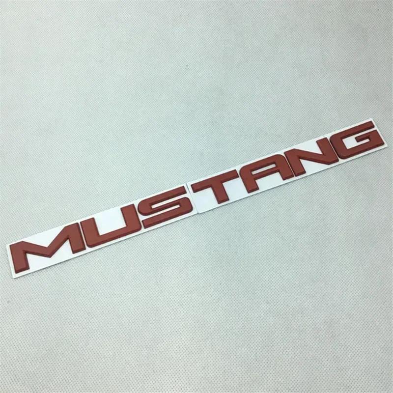 Metall Auto Karosserie Buchstabenaufkleber Heckklappenaufkleber Dekoration für Mustang Shelby GT 350 15-18 Außenzubehör