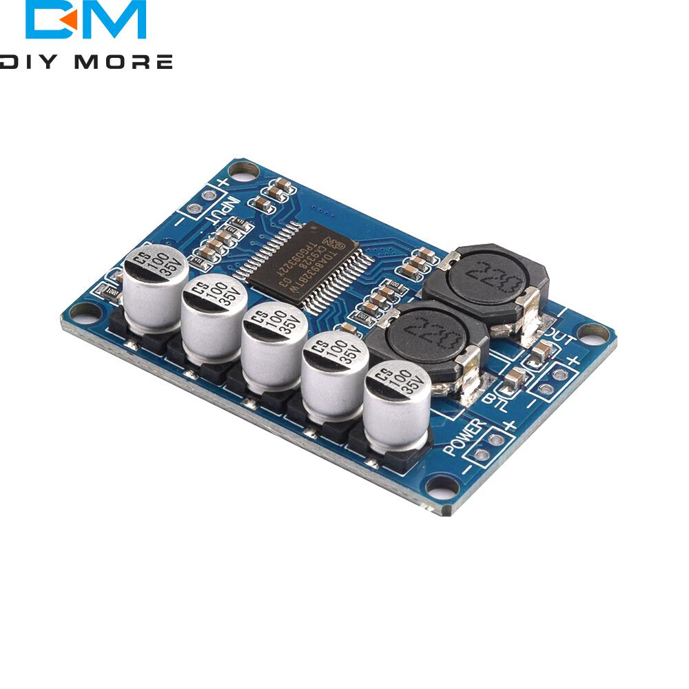 TDA8932 Digital Amplifier Board Module 35W Mono Low Power Stereo Amplifier AMP 10V- 30V DC 24V Output 2A Power Supply