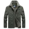 Outwear Winter Jacket Men Thicken Warm Wool Lining Male Coat Windbreaker Men Military Jacket