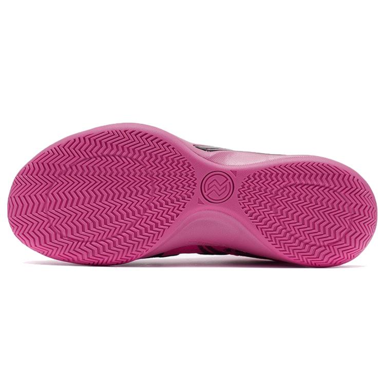 New LINING Speed Team Basketball Shoes Men Low Top Vibrant Pink ABPR045-5