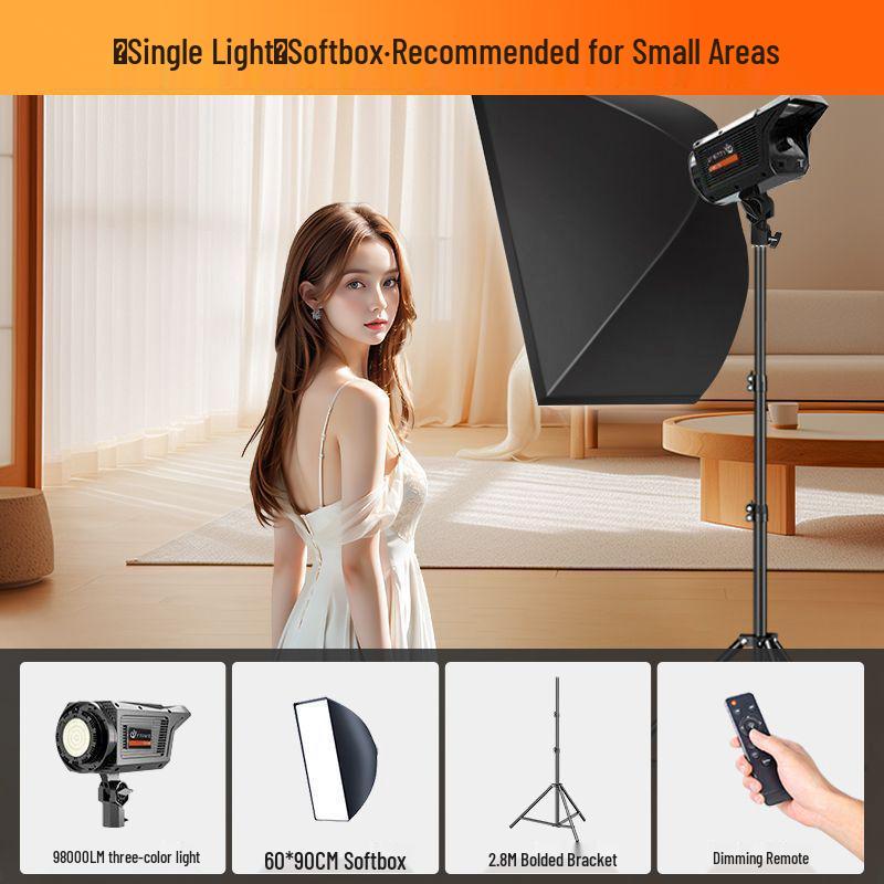 Floor Standing LED Fill Light for Streaming & Photography