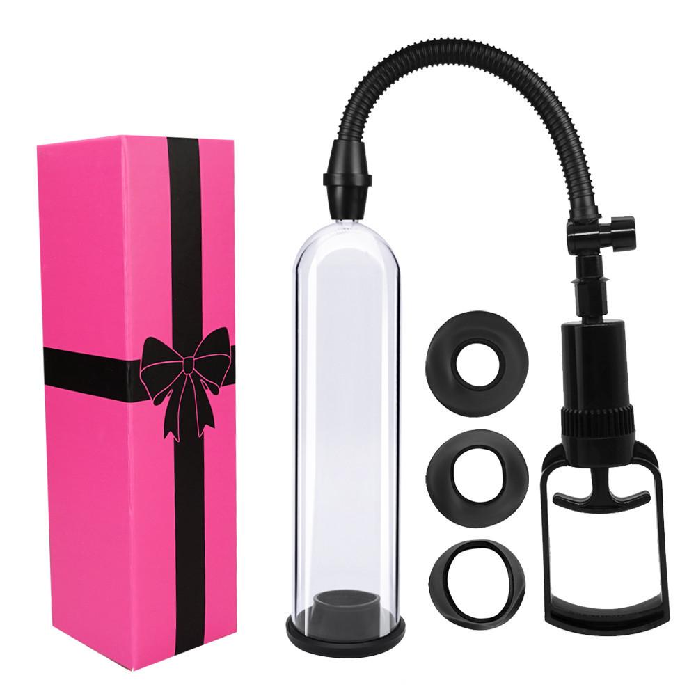 Penis Pump Sex Tools For Man Manual Penis Vacuum Pump Sex Toys Penile Extension Trainer Adult Goods Male Masturbation Sexy
