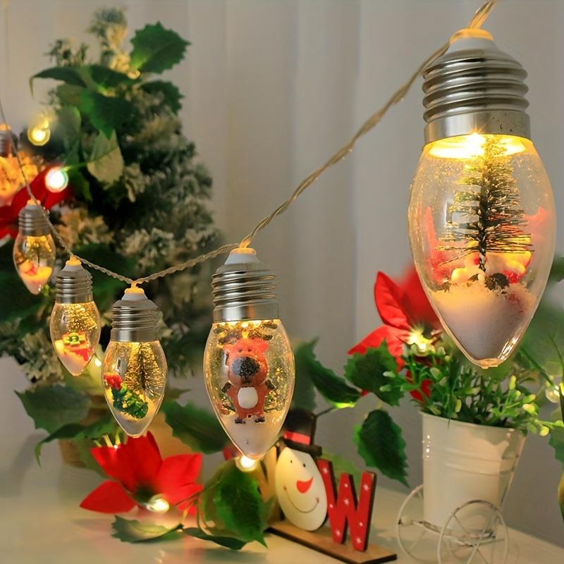 Enchanting 6.5ft Christmas Wishing Ball Lights with 10 LEDs - USB Powered, Perfect for Holiday Decor & Festive Celebrations