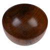 Criança Criança Tigela Natural de Madeira Feita à Mão Recipiente de Comida Resistente ao Calor Louça (11cm)
