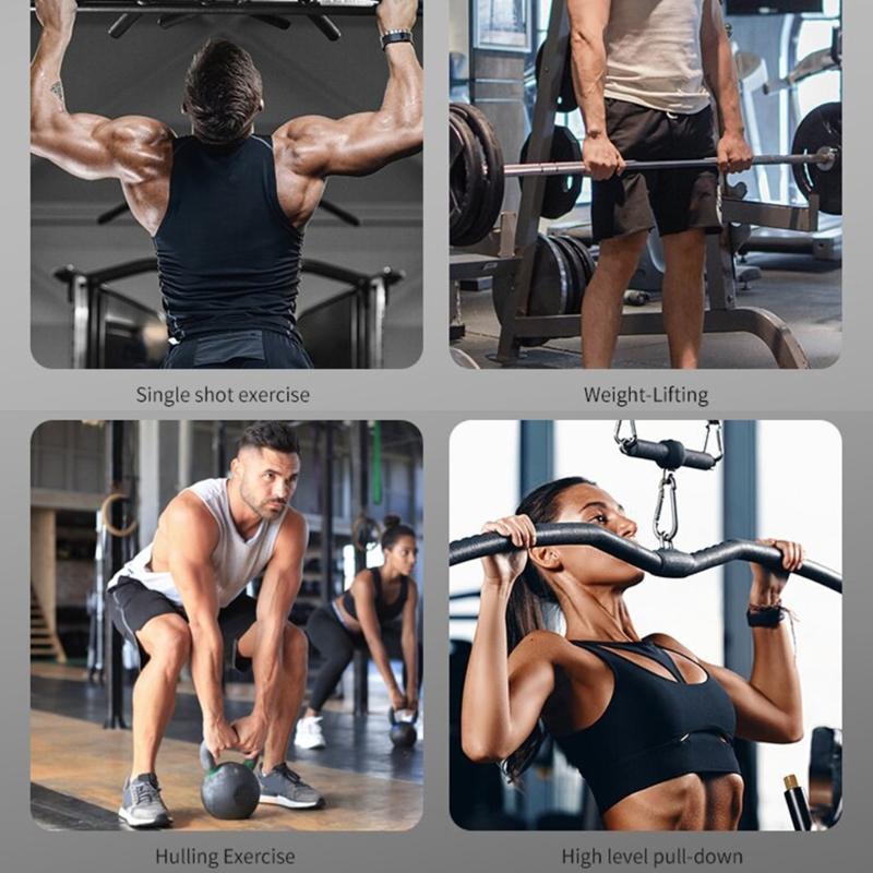 Sweat Resistant Exercise Grip Gym Handle For Weight Trainings Enhances Grip Strength Barbells Protecting Workout Gear