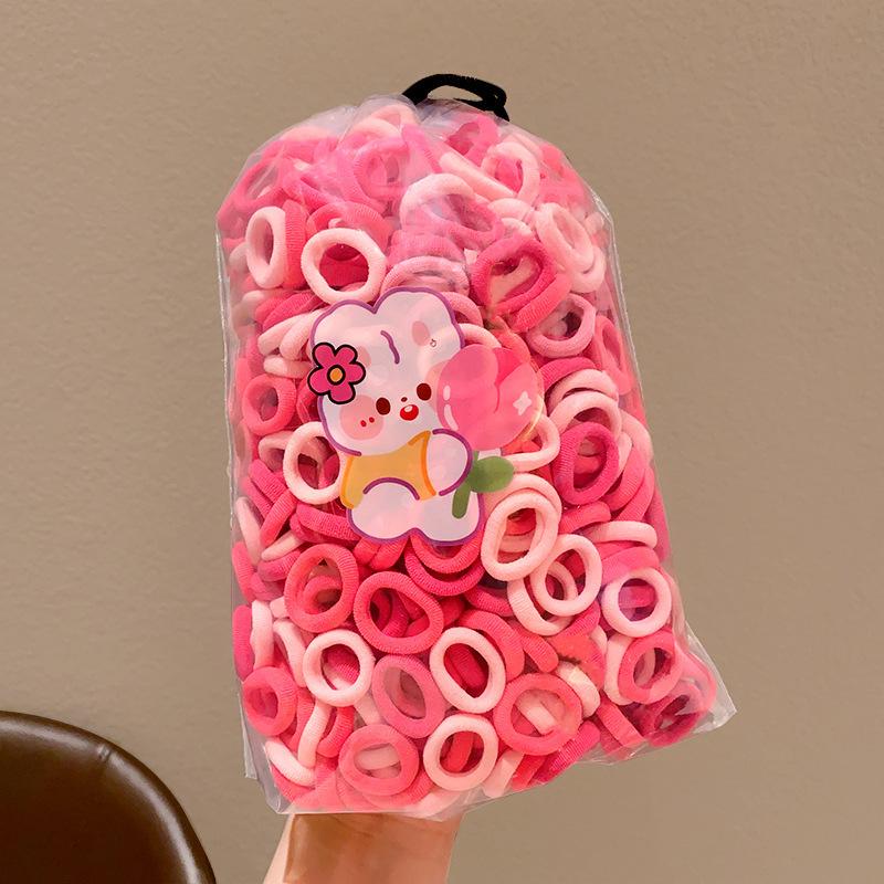 Hair Bands for Girl Kids Colorful Nylon Scrunchie Hair Ties Rubber Band Kids Elastic Hair Leagues Girl Hair Accessories