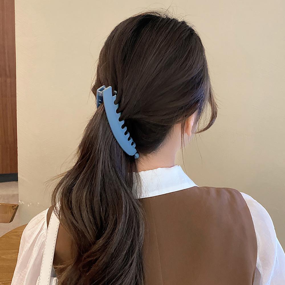 Fashion Hair Claws Clips Ponytail Holder Ponytail Barrettes Banana Clip Hairpins  Women