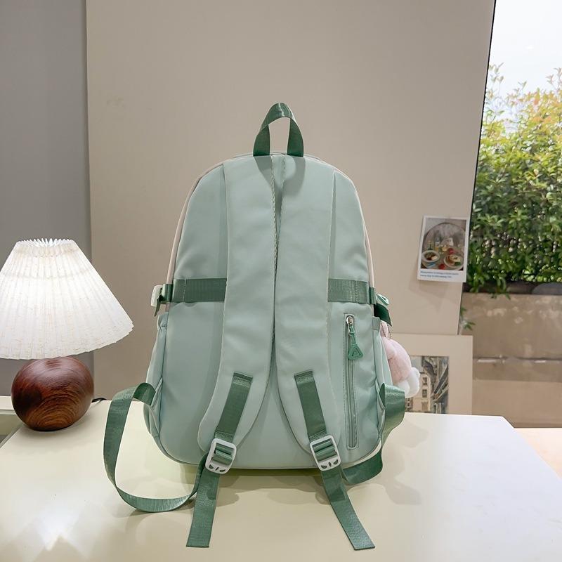 Large-capacity backpack, new high-value college style, fresh, sweet and cute, junior high school students
