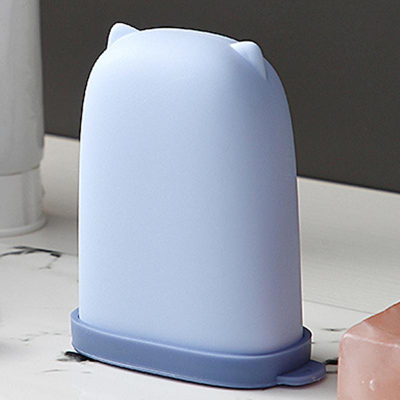 Săpună pentru duș Suport mic pentru săpun, rezistent la apă, cu capac din silicon, cutie portabilă multifuncțională pentru săpun