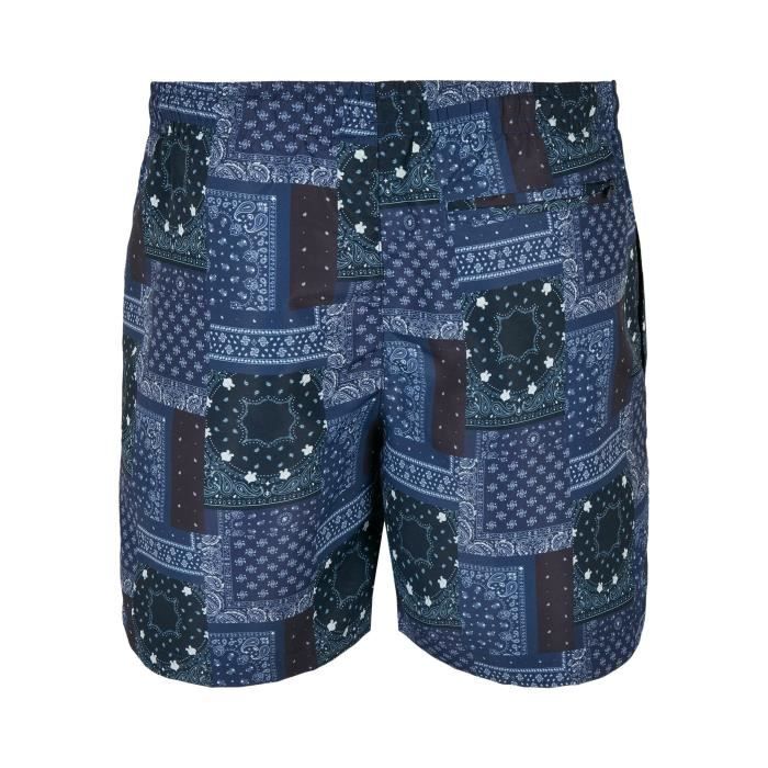 Short de bain à motif Urban Classics - bleu marine - XL