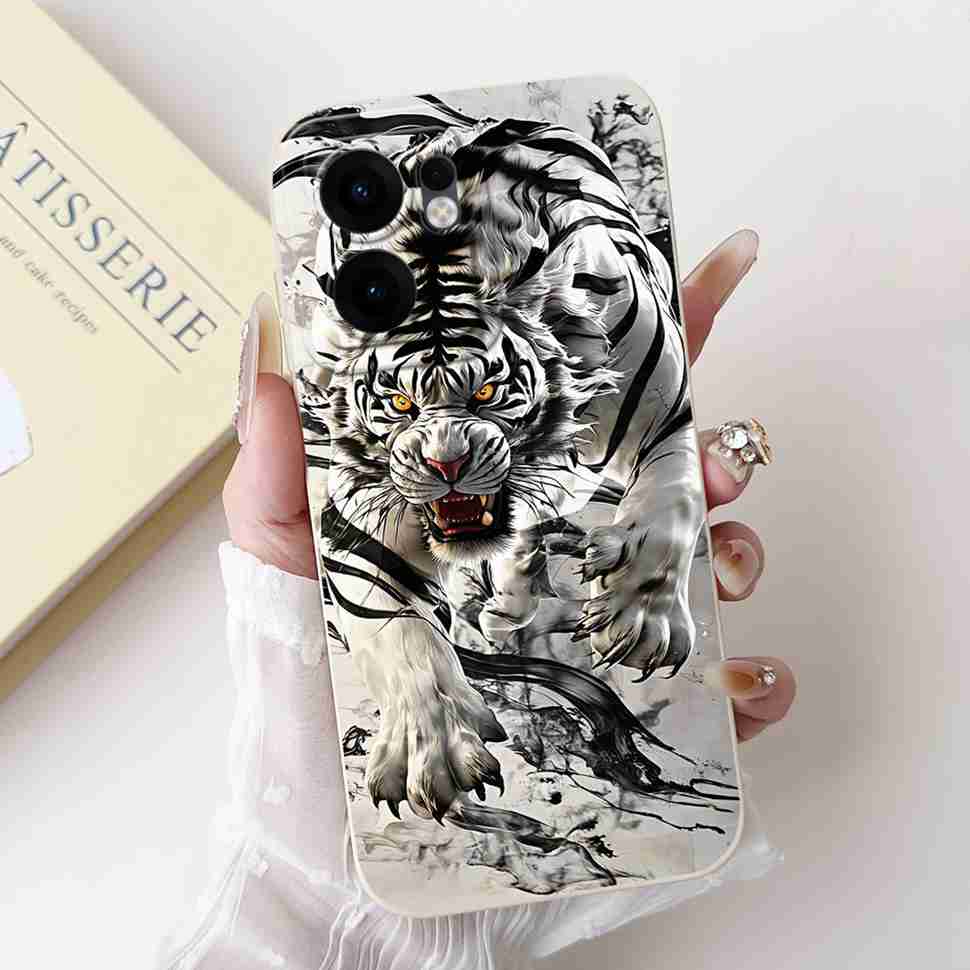 Flower Rabbit Case For OPPO Reno 13F 4G 5G Silicone Soft Cover For OPPO Reno13 F Reno13F 5G CPH2699 2025 Fundas Capas