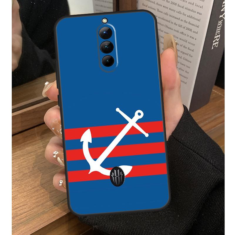 Nautical Anchor Boat Sea Case For Nubia Red Magic 6S 7S Pro 6 7 8 9 10 Pro 5G 6R RedMagic 8S 9S 8 9 10 Pro Plus Coque