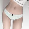 TERMEZY Women's Sexy Low-Rise Briefs Lace Patchwork Seamless Underwear Ice Silk Quick-Dry Body-Hugging Briefs