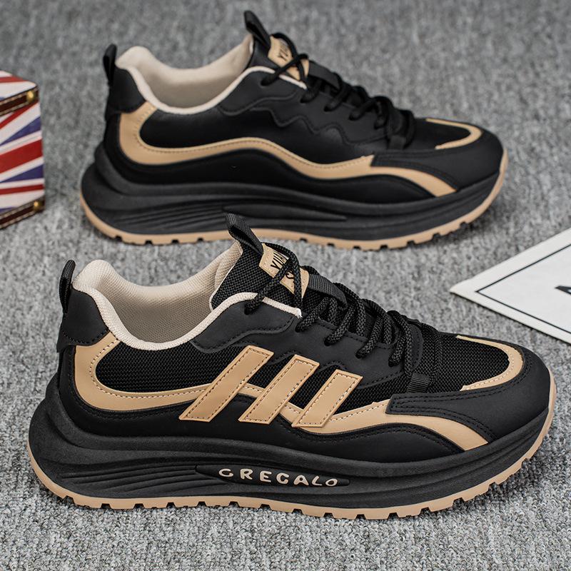 

Осенняя мужская обувь новая платформа спортивная обувь универсальная простая повседневная обувь для папы дышащая легкая обувь Форреста Гампа мужская 44