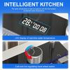 Large Single Bowl Kitchen Sink: 304 Stainless Steel Digital Display with Nano Honeycomb & Waterfall Features