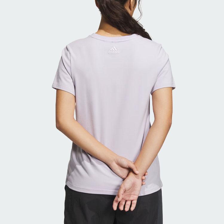 Adidas Must Haves Badge of Sport T-Shirt Women Tops Silver-Purple IM8889