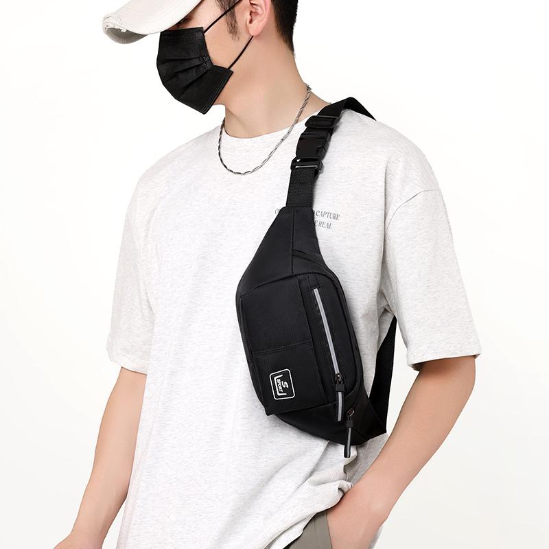 New  Multi Layer Men's Waist Bag Outdoor Leisure Sports Women's Chest Bag Travel Mobile Wallet
