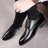 Lace Up Non Slip Men's Leather Brogue Shoes In Promotion Retro Pu Common Footwear Offer Male Casual Shoe Fashion 2024 Elegant