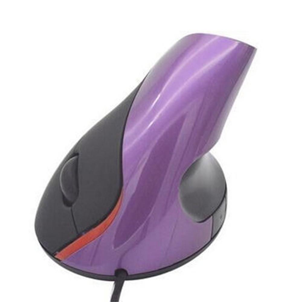 Vertical Shape USB Wired Mouse 1600DPI Computer Mice Multifunction Vertical Mouse  Computer Use
