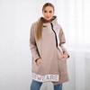 Hooded Sports Fleece Sweatshirt Casual Long-sleeved Zipper Women's Plus-size Solid Color Coat