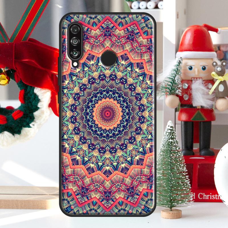 Floral Flower Mandala Design For Huawei Nova 5T 9 10 SE 7i 8i 11i 12i Y73 Y72 Y61 Y91 Y60 Y70 Y90 P20 P40 P30 Lite Case