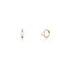 14K Ultra Mini Pearl Ring Earrings