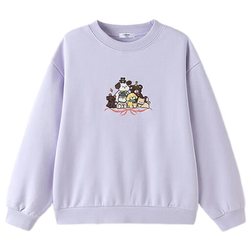 Balabala BalaOne Girl s Fleece-lined Winter Sweatshirt 130