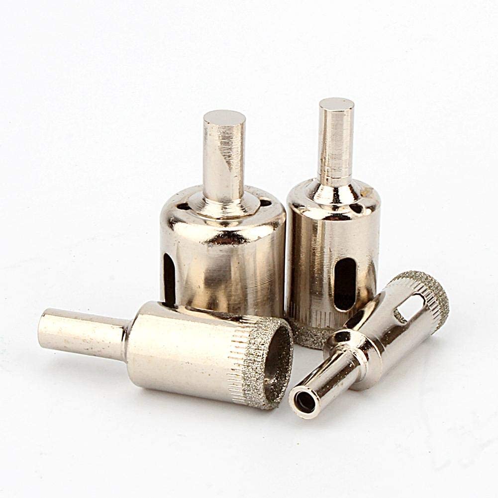 8pcs 10mm 50mm Diamond Coated marble Ceramic Tile Hole Saw Drill Bits set tool